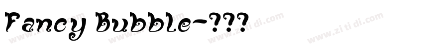 Fancy Bubble字体转换